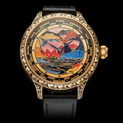 MONTGOLFIÈRE Men's Artisan Wristwatch fits Vintage Mechanical Movement