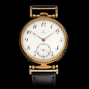 MIDNIGHT Men's Wristwatch fits historic OMEGA Movement - The Timeless Watches