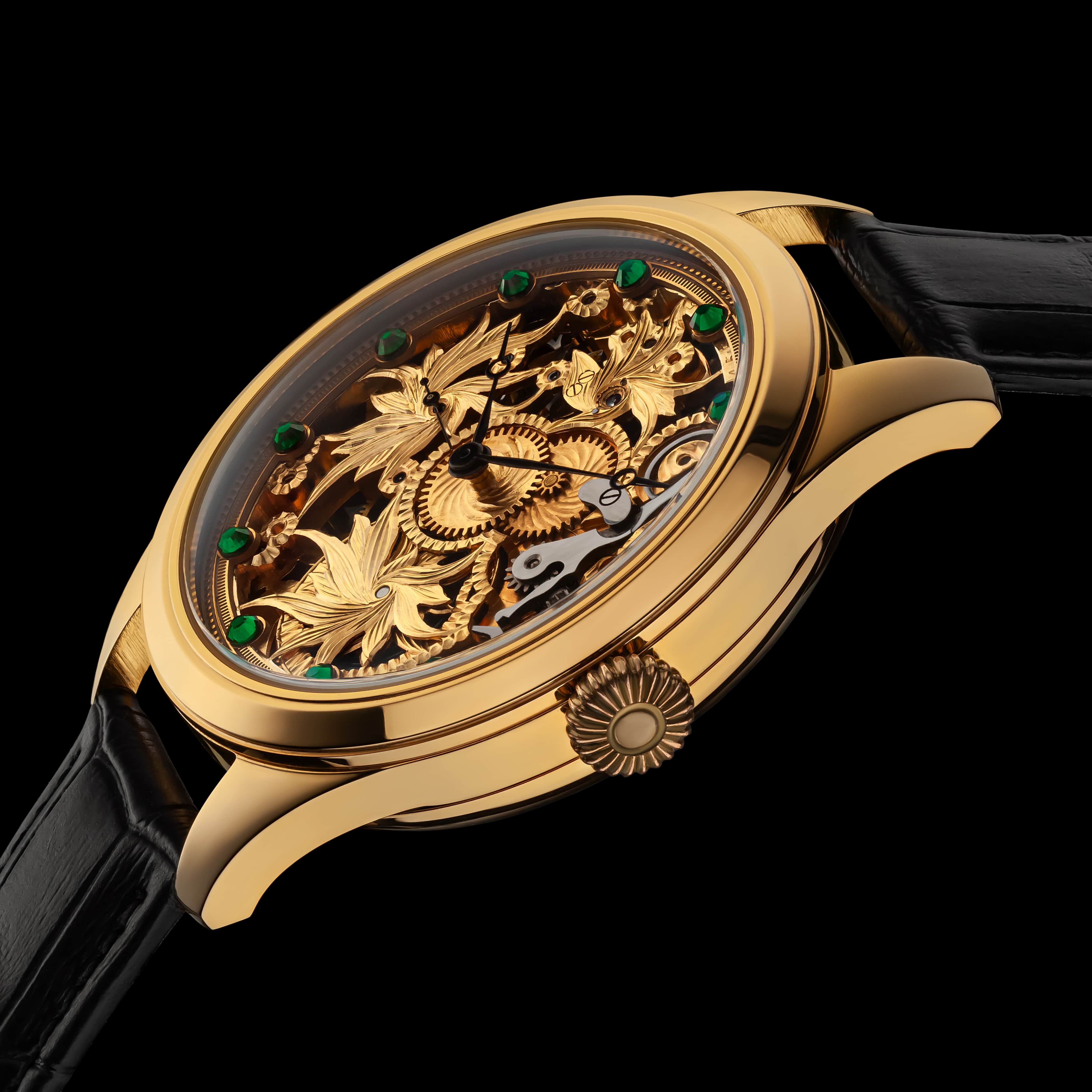 Custom Watch Body PRE-ORDER: EMERALD Exclusive Custom Made Skeleton Watch - The Timeless ...
