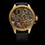 VITIS Men's Skeletonized Wristwatch with LE COULTRE & Co. Vintage Mechanical Movement