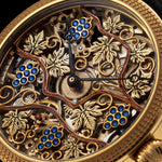 VITIS Men's Skeletonized Wristwatch with LE COULTRE & Co. Vintage Mechanical Movement