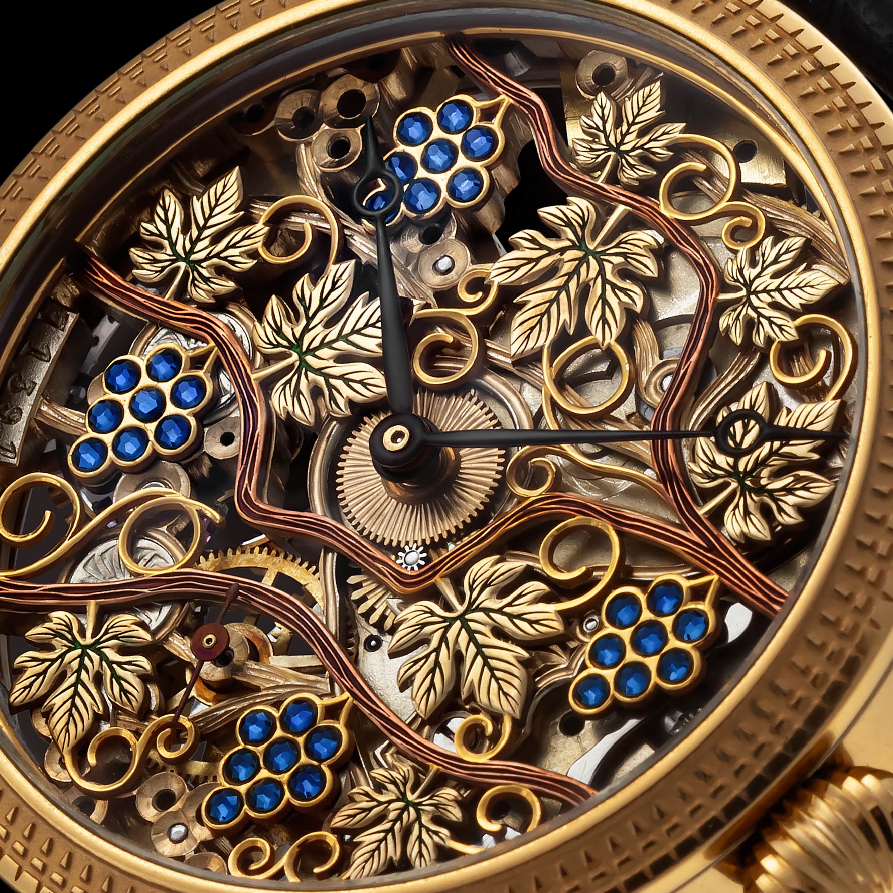 VITIS Men's Skeletonized Wristwatch with LE COULTRE & Co. Vintage Mechanical Movement