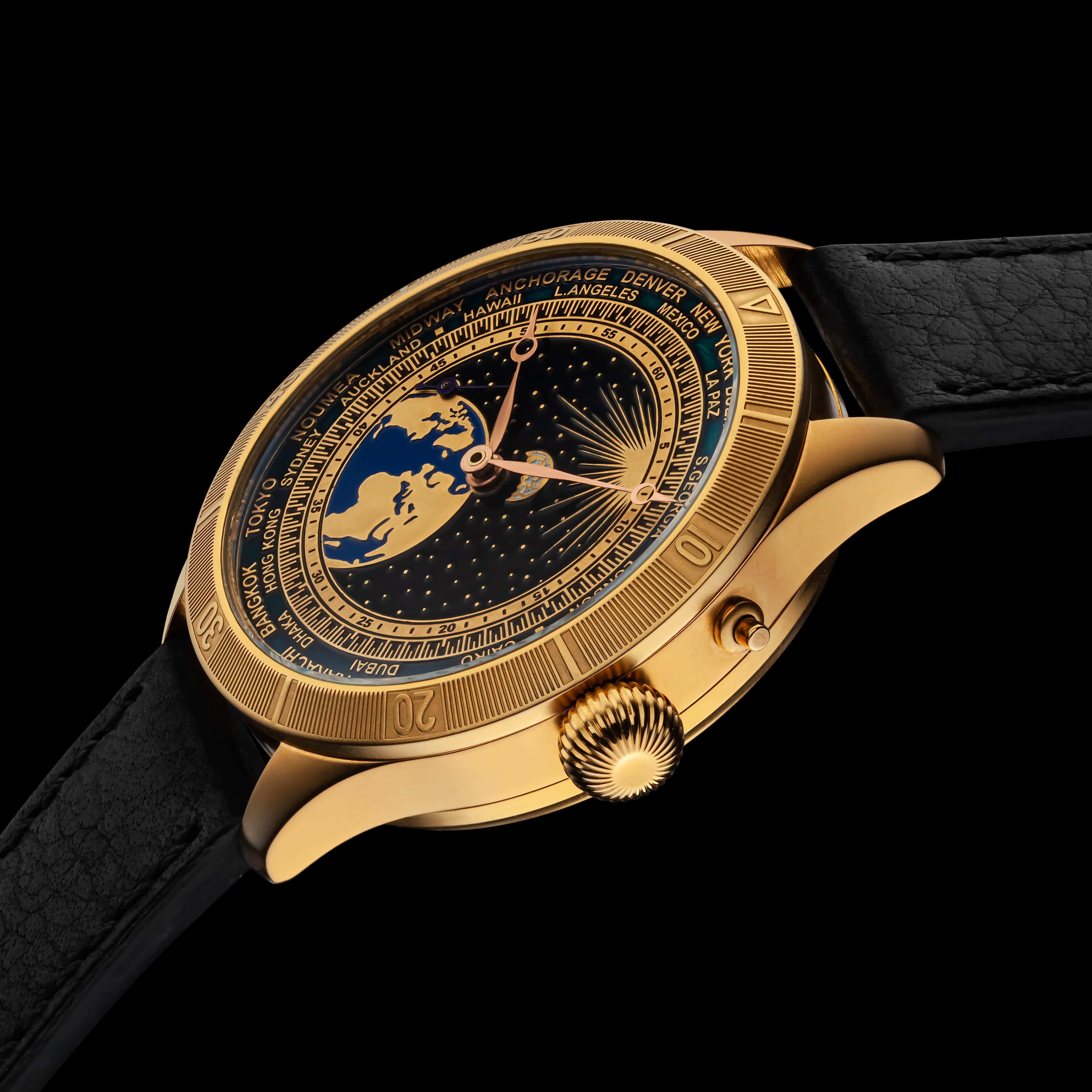 SOLARIS Men's Artisan Wristwatch fits 1906 Vintage Mechanical Movement ...