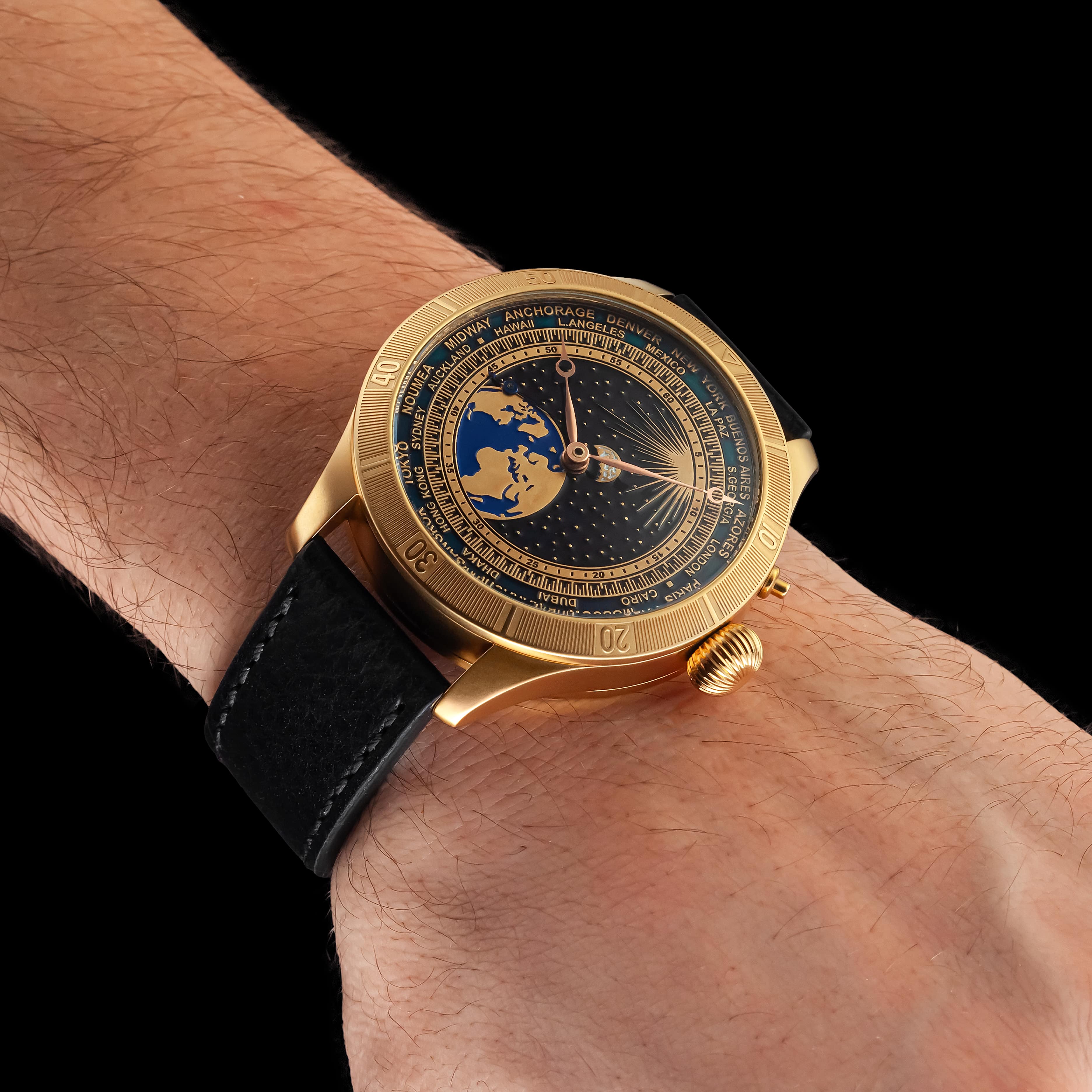 SOLARIS Men's Artisan Wristwatch fits 1906 Vintage Mechanical Movement ...