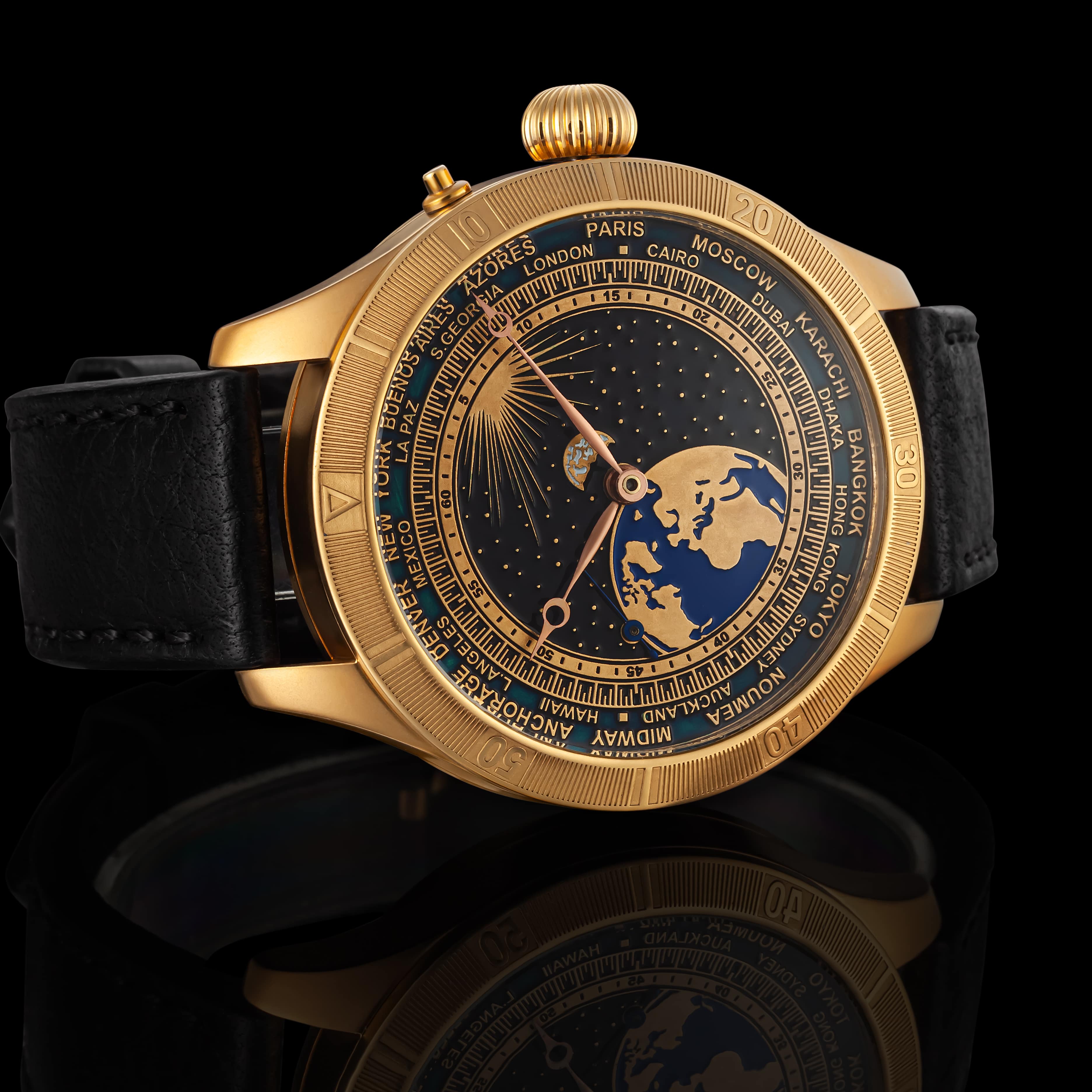 SOLARIS Men's Artisan Wristwatch fits 1906 Vintage Mechanical Movement ...