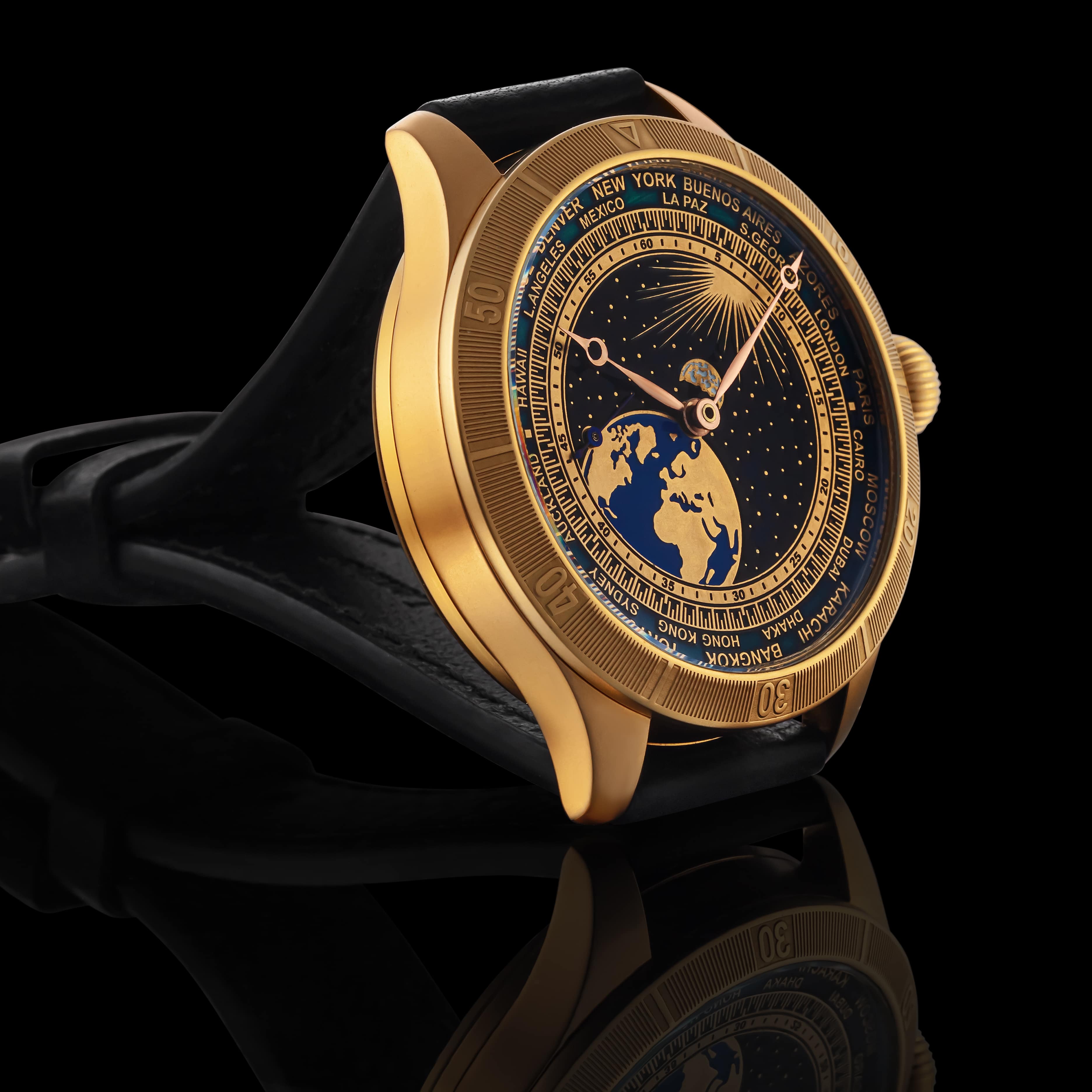 SOLARIS Men's Artisan Wristwatch fits 1906 Vintage Mechanical Movement ...