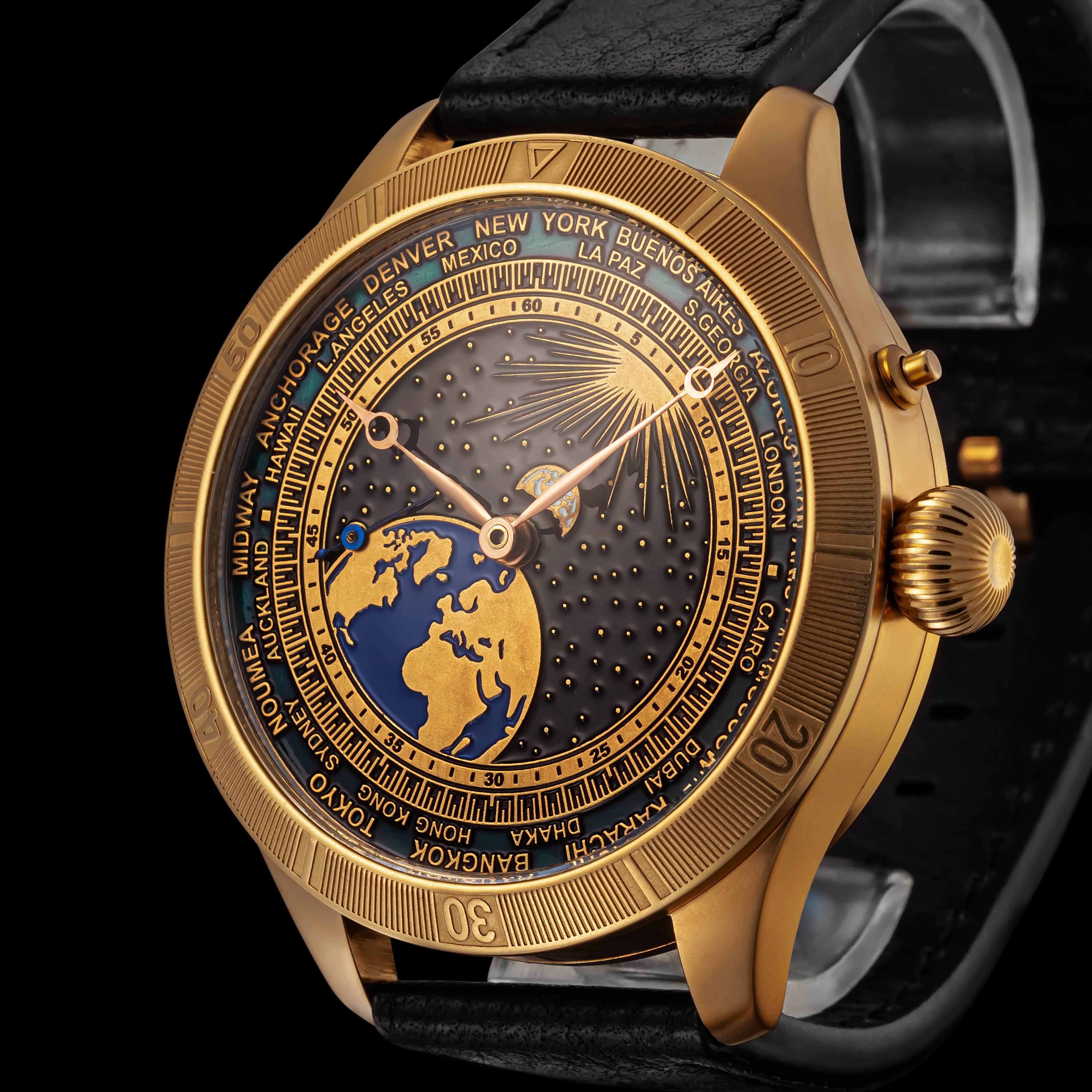 SOLARIS Men's Artisan Wristwatch fits 1906 Vintage Mechanical Movement ...