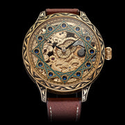 AZURE Men's Artisan Wristwatch fits 1920 Swiss Vintage Mechanical Movement