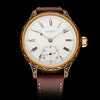Mens artisan wristwatch fits vintage mechanical howard movement new engraved case enamel dial