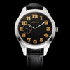 NERO Men's Military Wristwatch fits Vintage Swiss MOERIS Mechanical Movement