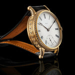 CASABLANCA Men's Wristwatch fits Vintage Pocket Watch Movement 15 Jewels