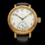 CLASSIC Men's Wristwatch fits Vintage ULYSSE NARDIN Movement & Original Enamel Dial