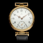 GARNET Men's Wristwatch fits Vintage 1904 OMEGA Movement 7 Jewels