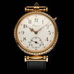 ANEMONE Men's Wristwatch fits Vintage Movement & Original Enamel Dial