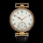 AZURA Men's Wristwatch fits Vintage Movement & Original Enamel Dial