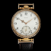 AZURA Men's Wristwatch fits Vintage ZENITH Movement & Original Enamel Dial - The Timeless Watches