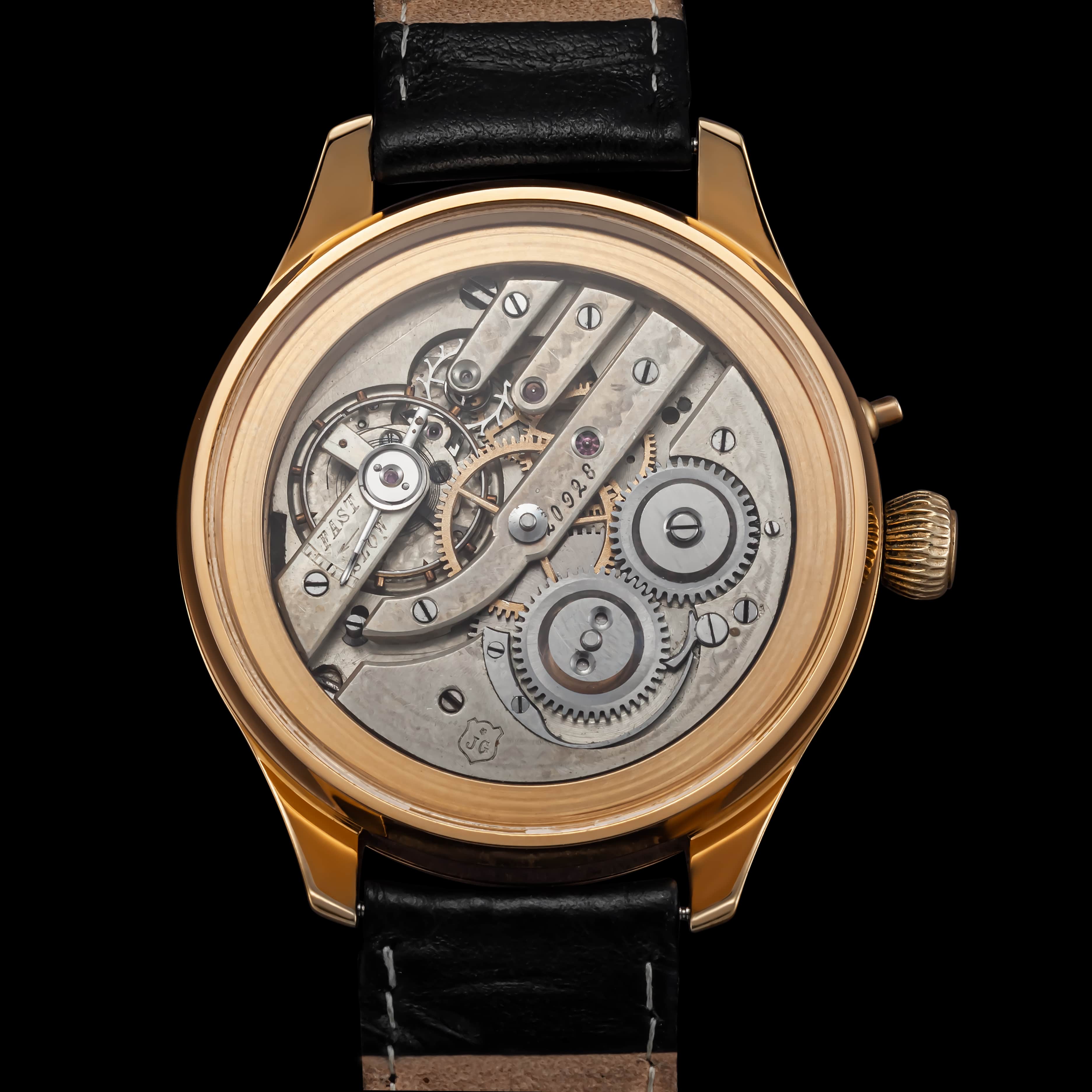 Albin Watch TWILIGHT Men's Wristwatch fits Vintage Swiss ALBIN BOURQUIN Movement ...