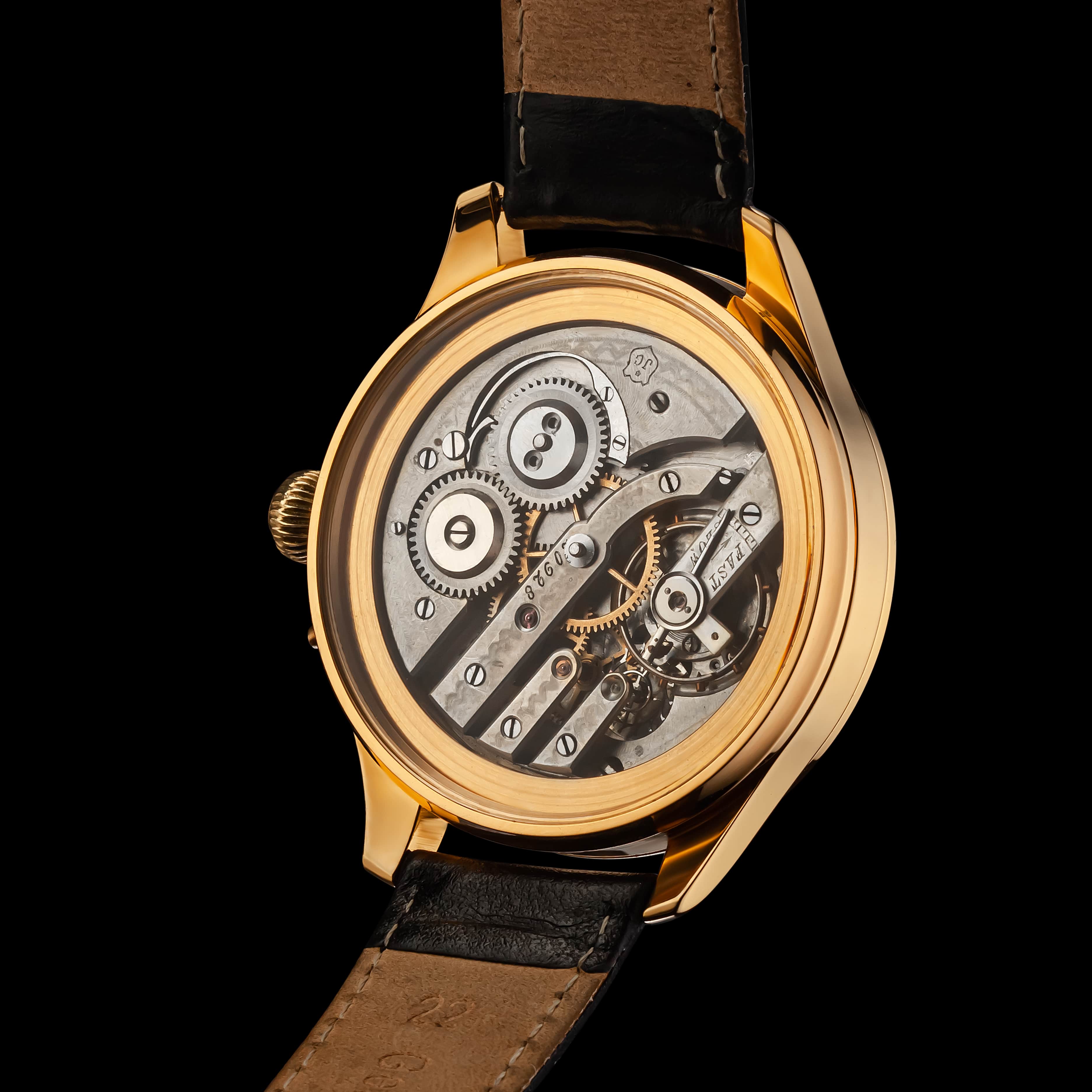 Albin Watch TWILIGHT Men's Wristwatch fits Vintage Swiss ALBIN BOURQUIN Movement ...
